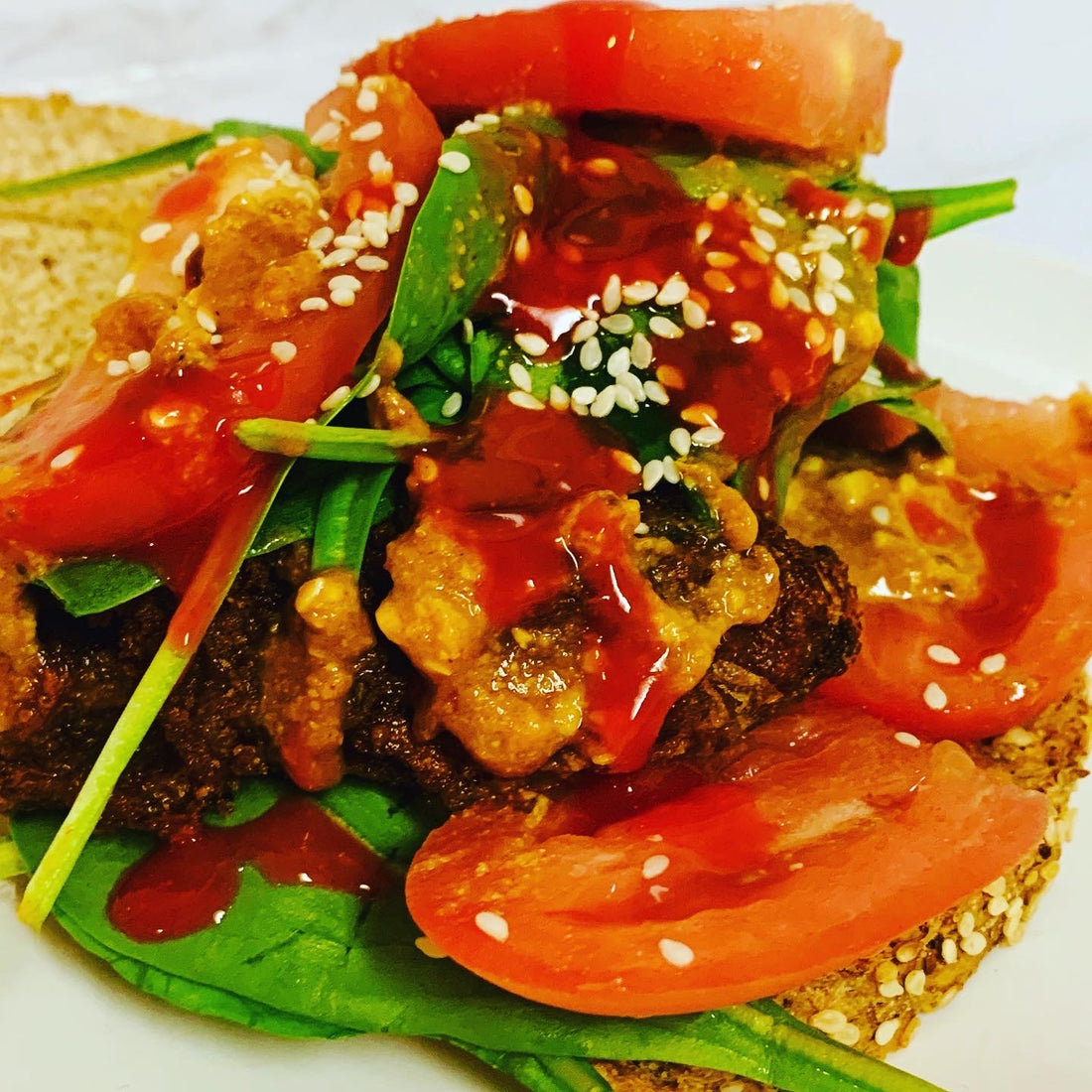 Spicy Vegan chicken sandwich