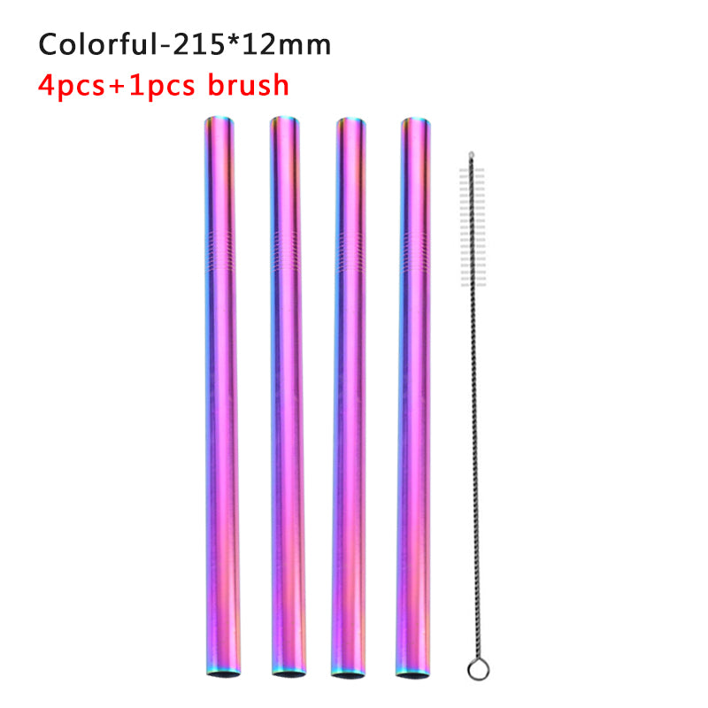 304 Stainless Steel Straw Straw Metal