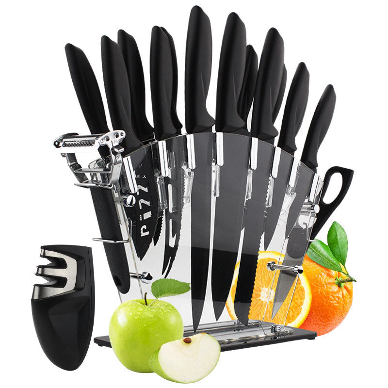 Stainless Steel Knife Set Kitchen Household Slicing Knife Chef's Knife Bread Knife