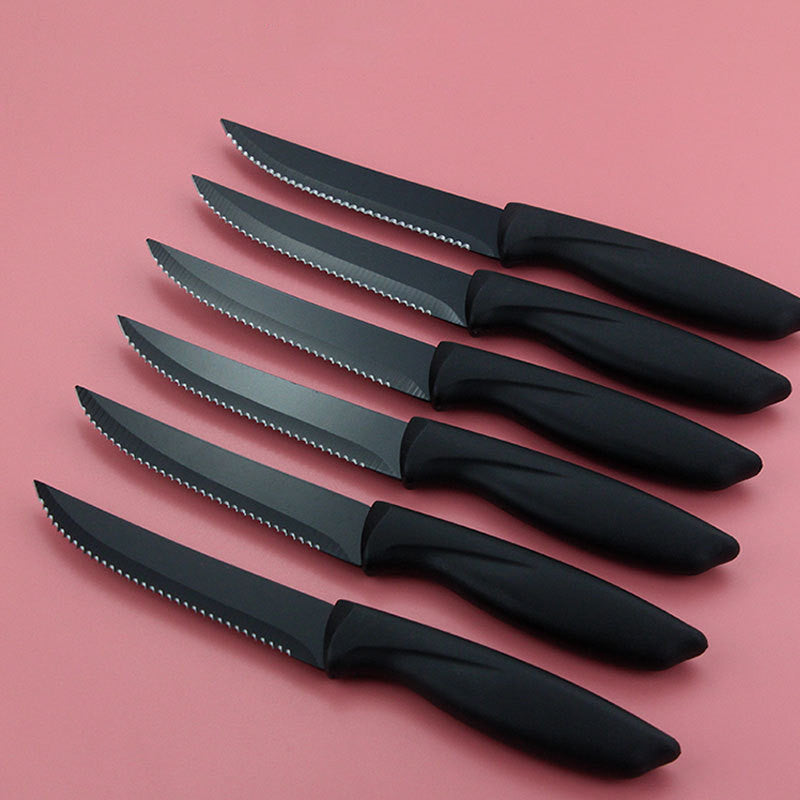 Stainless Steel Knife Set Kitchen Household Slicing Knife Chef's Knife Bread Knife