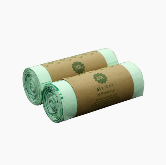 Biodegradable Garbage Bag Flat Mouth Compostable Degradable Bag