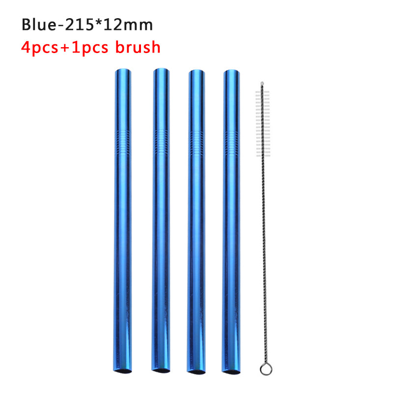 304 Stainless Steel Straw Straw Metal