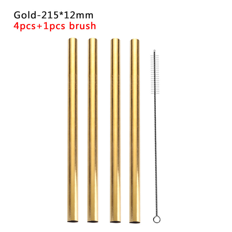 304 Stainless Steel Straw Straw Metal