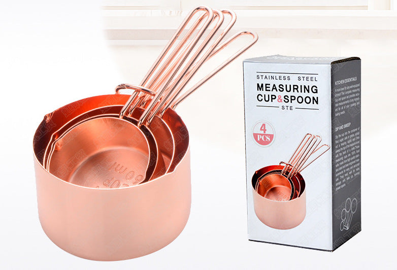 Stainless steel measuring cup