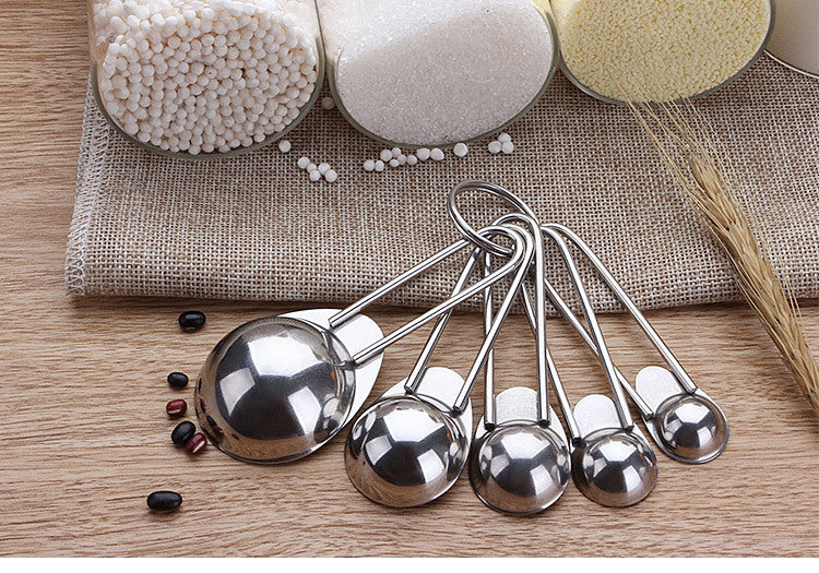 Baking Tool Stainless Steel Measuring Measuring Spoon 5-piece Set