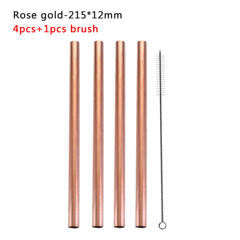 304 Stainless Steel Straw Straw Metal