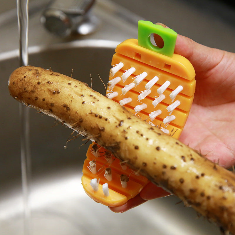 Cleaning Brush Bendable Fruit And Vegetable Cleaning Brush