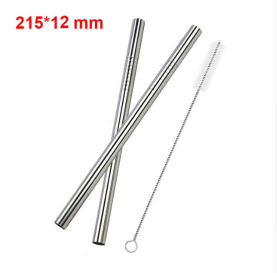 304 Stainless Steel Straw Straw Metal