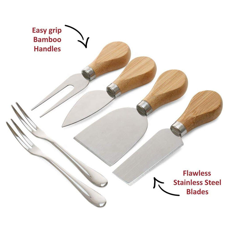 Chopping Board with knife and fork set