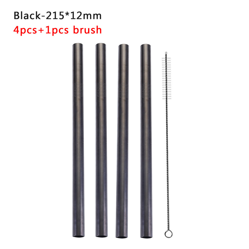 304 Stainless Steel Straw Straw Metal