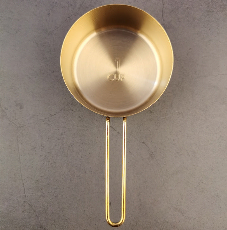 Stainless Steel Measuring Cup Gold DIY Tool