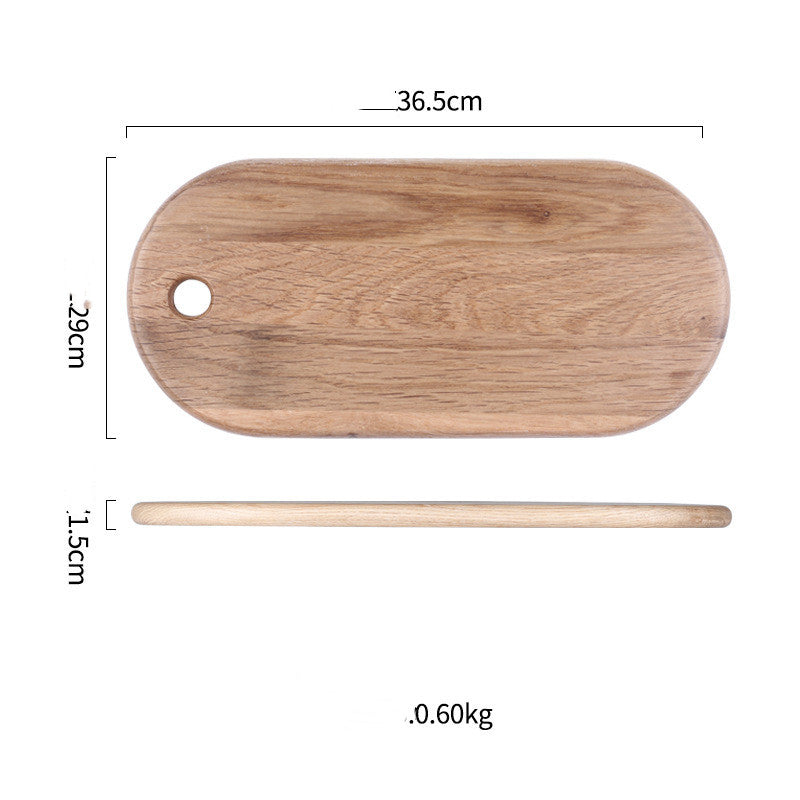 White Oak Chopping Cut Fruit Chopping Board Sushi