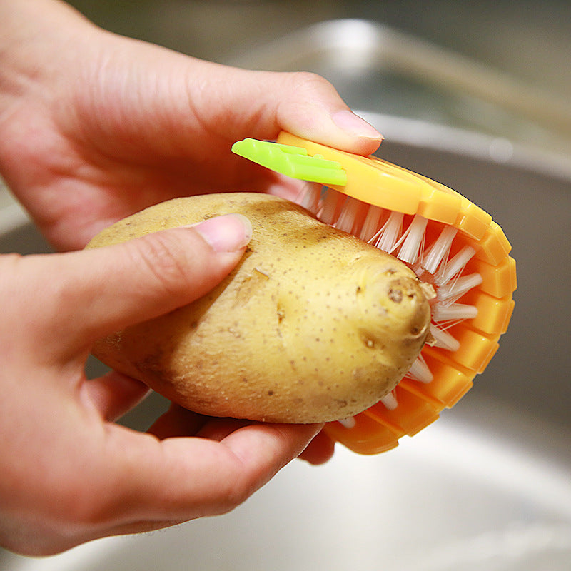 Cleaning Brush Bendable Fruit And Vegetable Cleaning Brush