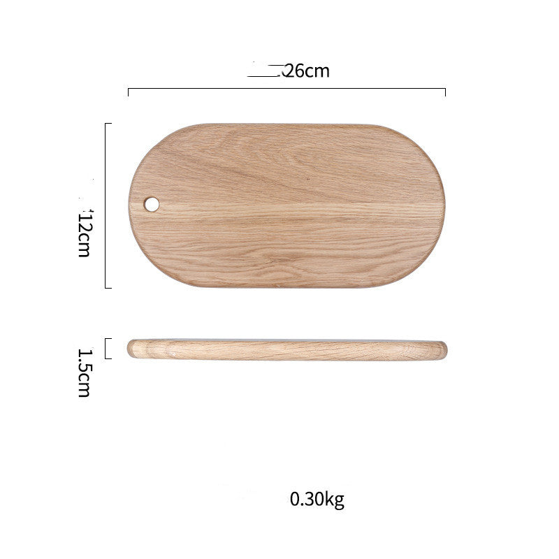 White Oak Chopping Cut Fruit Chopping Board Sushi