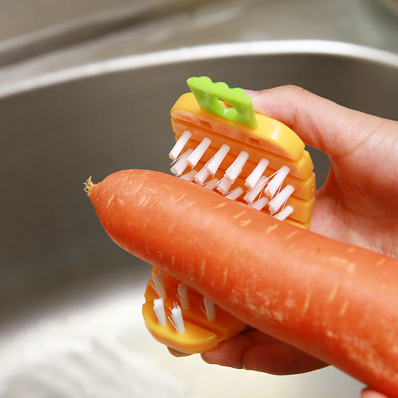 Cleaning Brush Bendable Fruit And Vegetable Cleaning Brush